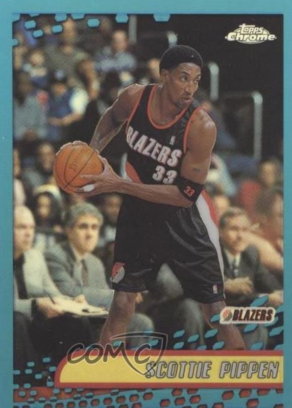 Scottie Pippen 2001 Topps Chrome #39 Refractor SGC 9