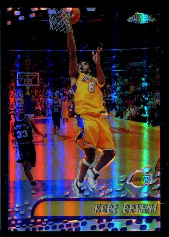 Kobe Bryant 2001 Topps Chrome #50 Black Refractor /50 PSA 10