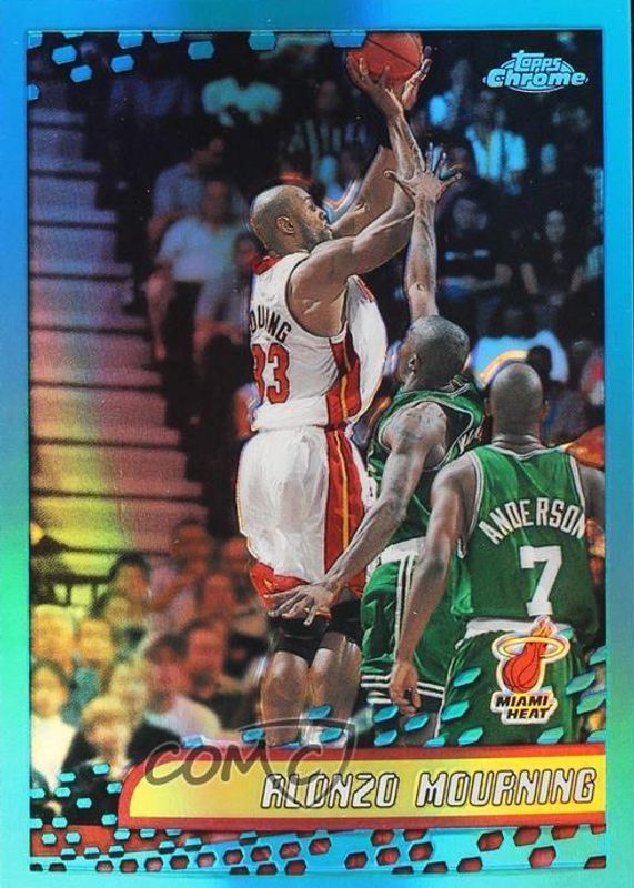 Alonzo Mourning 2001 Topps Chrome #92 Refractor PSA 10