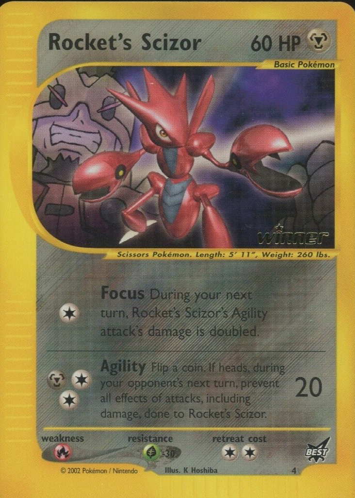 Rocket's Scizor 2003 Best of Game #4 Winner Price Guide - Sports