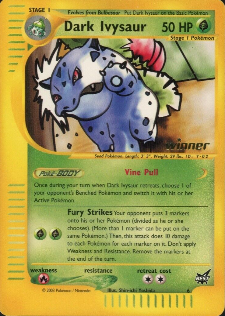 Dark Ivysaur 2003 Best of Game #6 Winner