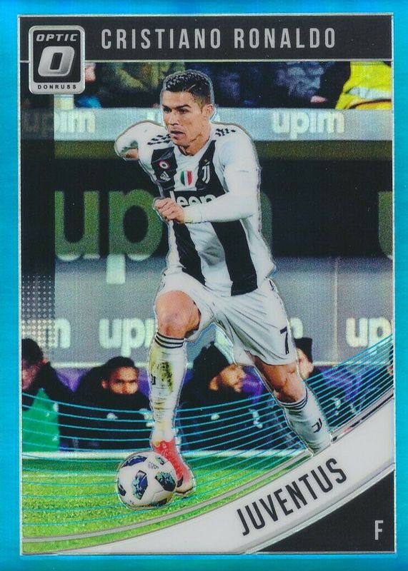 Cristiano Ronaldo 2018 Donruss #9 Optic - Aqua /149 (Club) RAW