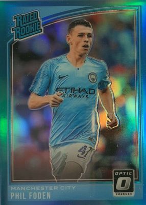 Phil Foden 2018 Donruss #179 Press Proof Red Price Guide