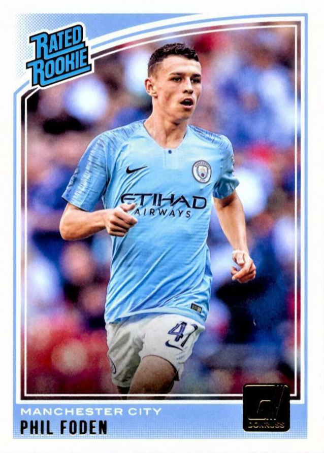 Phil Foden 2018 Donruss #179 Base Price Guide - Sports Card 