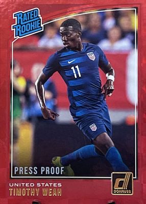 2018 Donruss #198 Press Proof Red