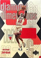 Michael Jordan 1997 Upper Deck #DD23 Diamond Dimensions /100 Price