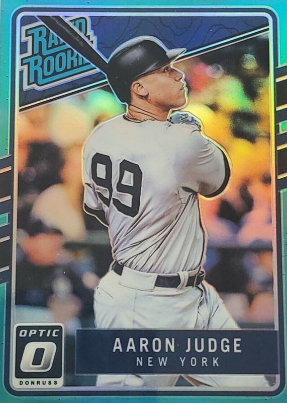 Aaron Judge 2017 Optic Aqua /299 Rookie RAW