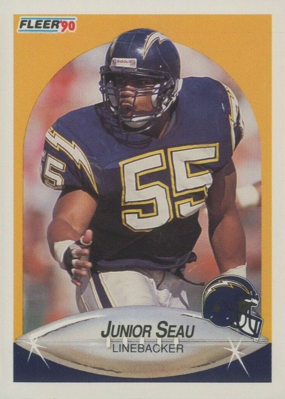 Junior Seau 1990 Fleer Update #U-102 Base Rookie PSA 10