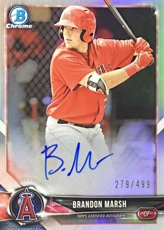 2018 Bowman Chrome #BCPA-BM Prospect Auto - Refractor /499