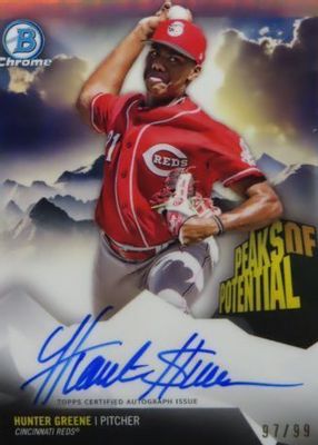 2018 Bowman Chrome #PPA-HG Peaks of Potential Autographs /99