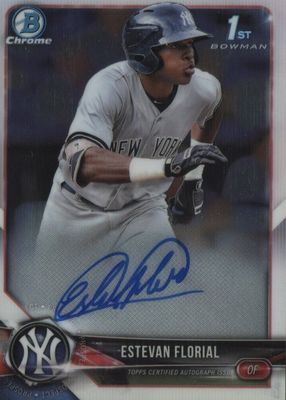 2018 Bowman Chrome #CPA-EF Prospect Auto (1st)