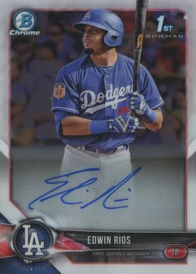 2018 Bowman Chrome #BCPA-ER Prospect Auto (1st)