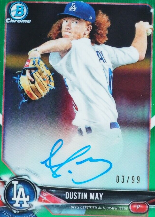 Dustin May Baseball Cards Price Guide - Sports Card Investor