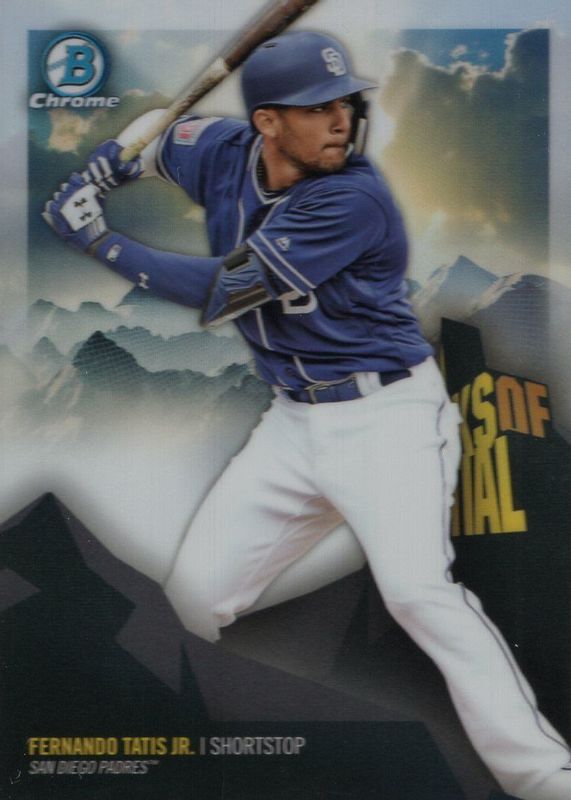 Fernando Tatis Jr. 2018 Bowman Chrome #PP-FT Peaks of Potential PSA 10