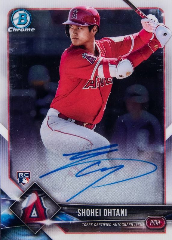 Shohei Ohtani 2018 Bowman Chrome #BCRA-SO Rookie Auto (Batting) Rookie PSA 10