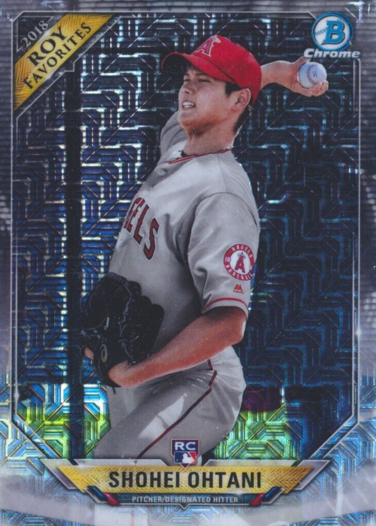 Shohei Ohtani 2018 Bowman Chrome #ROYF-SO Mega Box ROY Favorites 