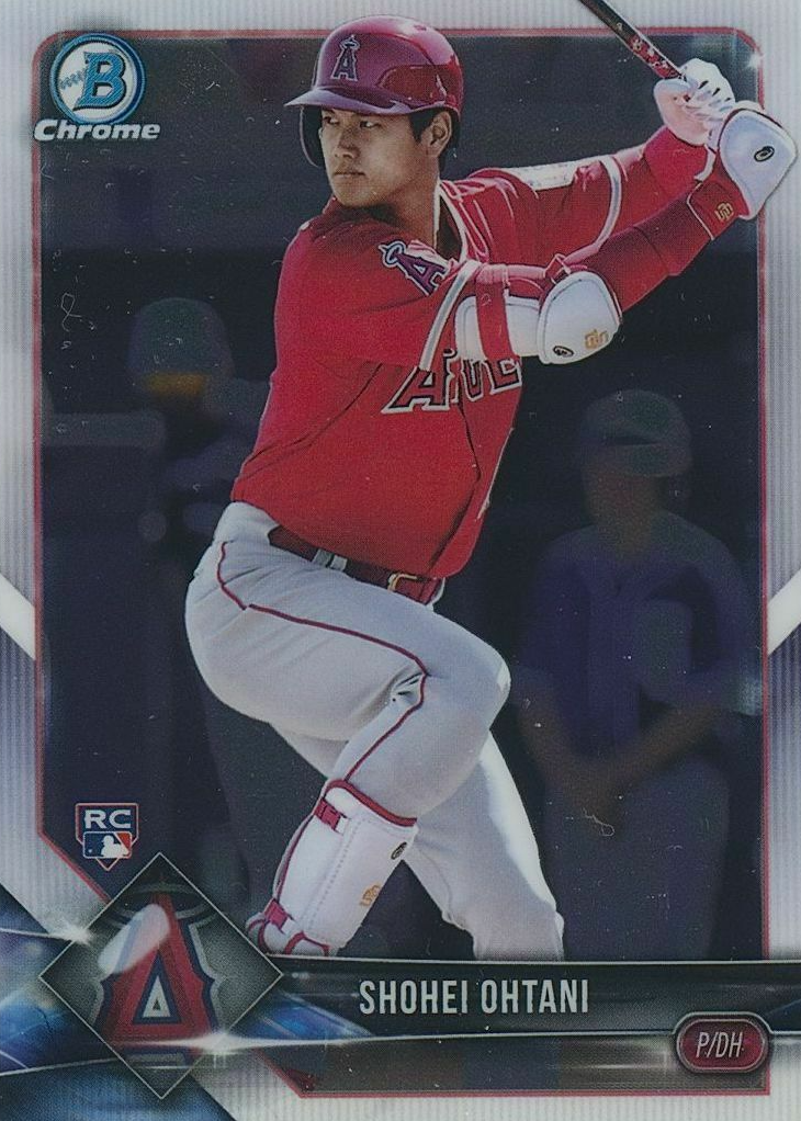 Shohei Ohtani RARE MOJO REFRACTOR INVESTMENT CARD BOWMAN CHROME MVP MINT