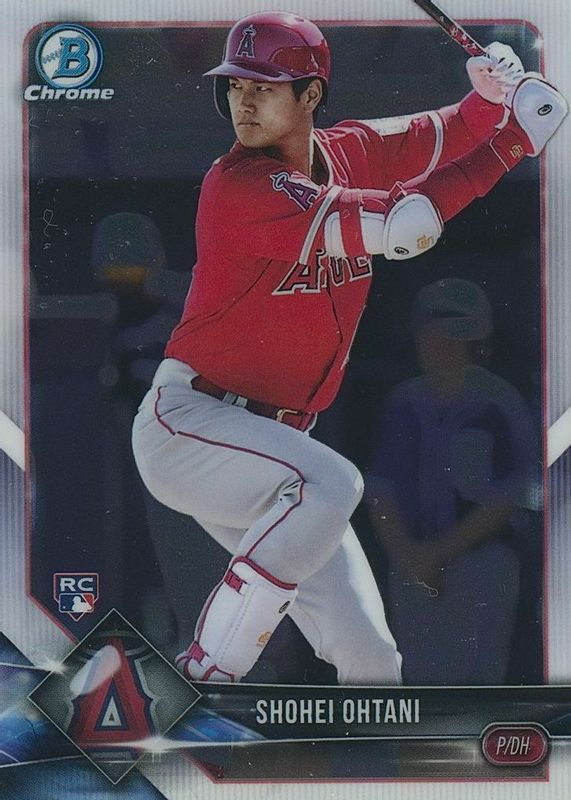 Shohei Ohtani 2018 Bowman Chrome #1 Base (Batting) Rookie PSA 10