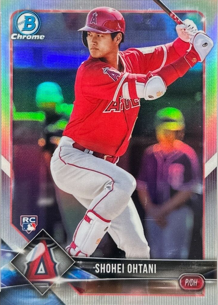 Shohei Ohtani 2018 Bowman Chrome #1 Refractor /499 (Batting 