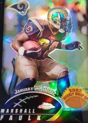 2002 Topps Chrome #165 Weekly Wrap Up - Black Refractor /599
