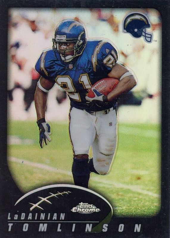 LaDainian Tomlinson 2002 Topps Chrome #24 Black Refractor /599 RAW