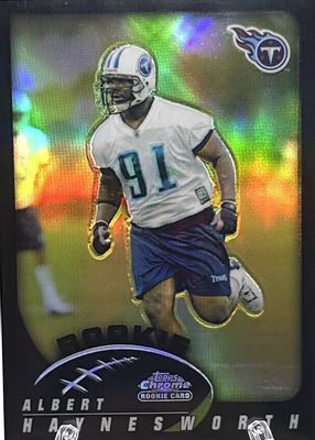 2002 Topps Chrome #186 Black Refractor (Rookie) /100