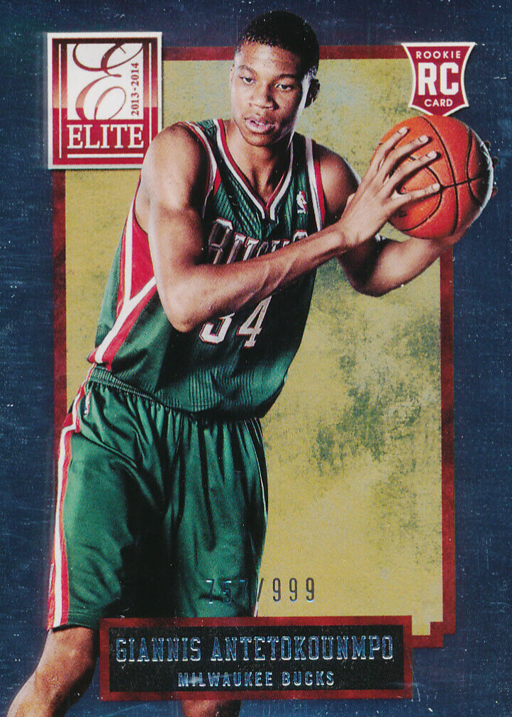 Giannis Antetokounmpo 2013 Elite #229 Base Rookie /999 Price 