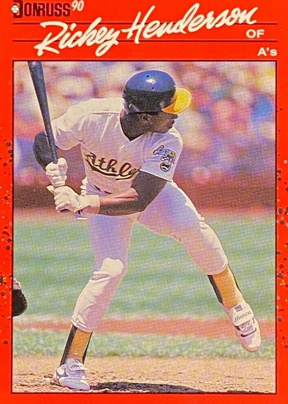 Rickey Henderson 1990 Donruss #304 Base PSA 10