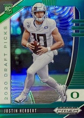 2020 Prizm Draft Picks #102 Green