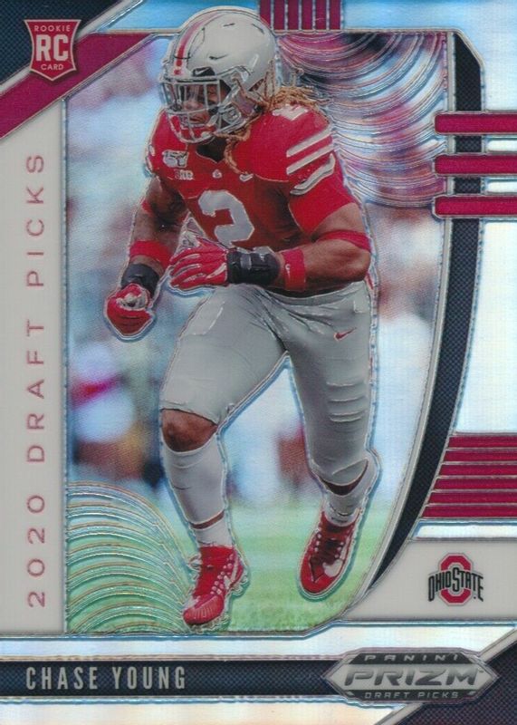 Chase Young 2020 Prizm Draft Picks #130 Silver Rookie SGC 10