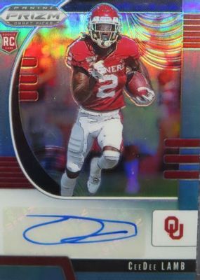 2020 Prizm Draft Picks #104 Autographs - Carolina Blue /30