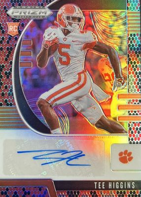 2020 Prizm Draft Picks #107 Autographs - Red & Black Snakeskin /(SSP)