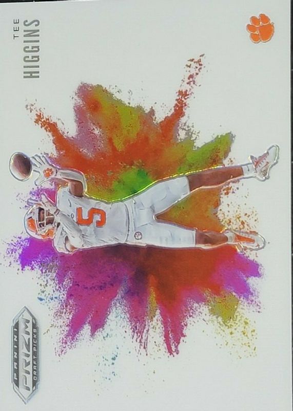 Tee Higgins 2020 Prizm Draft Picks #7 Color Blast /(SSP) Rookie SGC 10