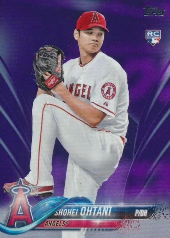 Shohei Ohtani 2018 Topps #700 Purple (Pitching) Rookie PSA 10