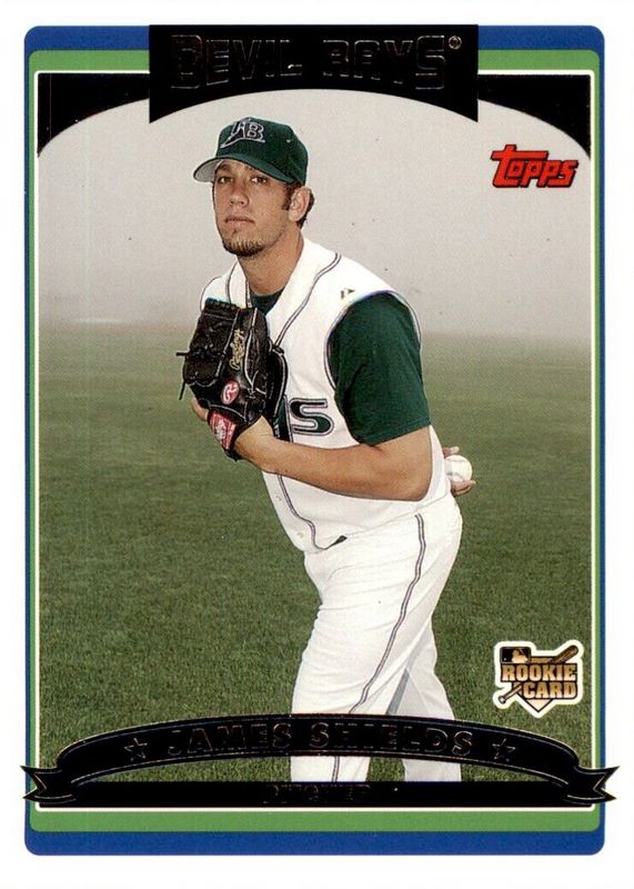 James Shields 2006 Topps Updates & Highlights #UH147 Base PSA 8