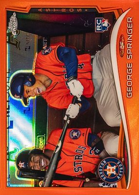 2014 Topps Chrome #138 Orange Refractor