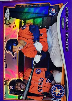 2014 Topps Chrome #138 Purple Refractor