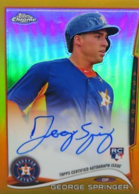 2014 Topps Chrome #GS Rookie Auto - Gold Refractor /50