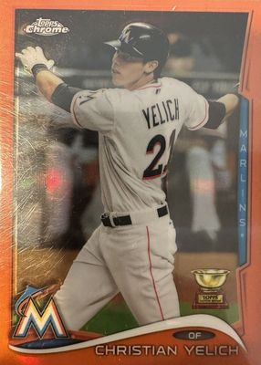 2014 Topps Chrome #215 Orange Refractor