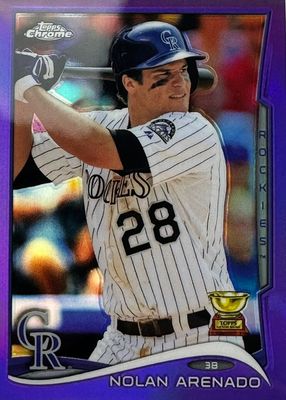 2014 Topps Chrome #216 Purple Refractor