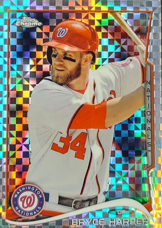 Bryce Harper 2014 Topps Chrome X-Fractor #150 Price Guide - Sports