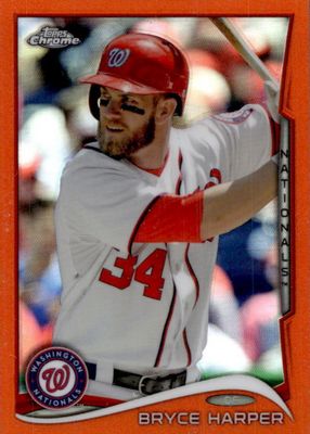 2014 Topps Chrome #150 Orange Refractor (Batting)