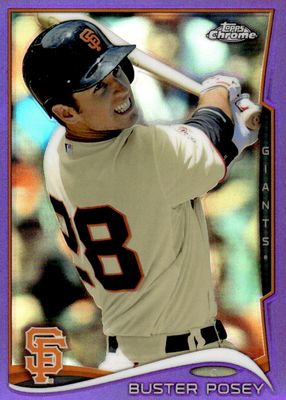 2014 Topps Chrome #152 Purple Refractor