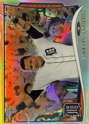 2014 Topps Chrome #220 Refractor (Both Arms Raised)