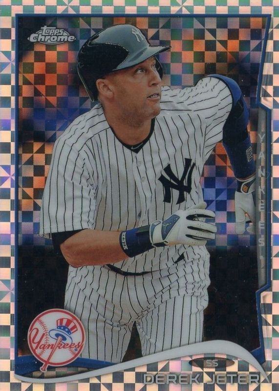 Derek Jeter 2014 Topps Chrome #56 X-Fractor (Running) PSA 10