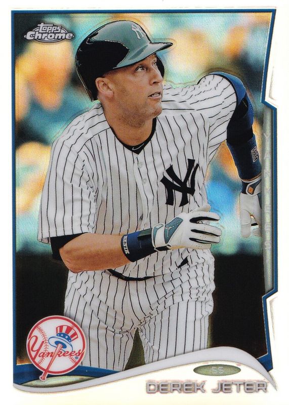 Derek Jeter 2014 Topps Chrome #56 Refractor (Running) RAW