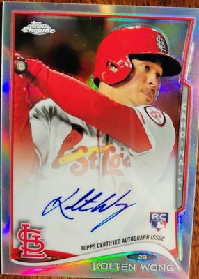 2014 Topps Chrome #188 Rookie Auto - Refractor /499