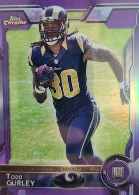 2015 Topps Chrome #110 Purple Refractor