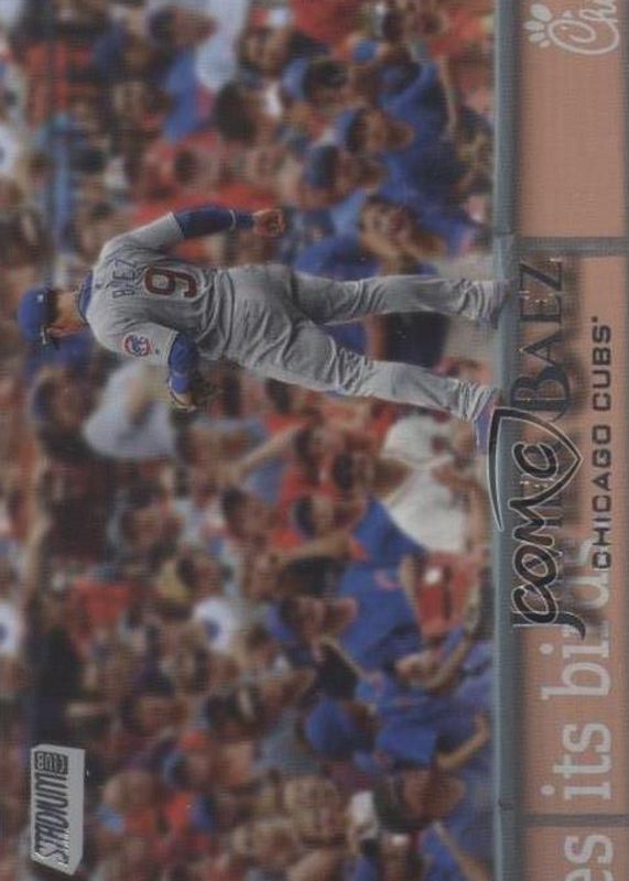Javier Baez 2019 Topps Stadium Club #10 Image Variation /SP RAW