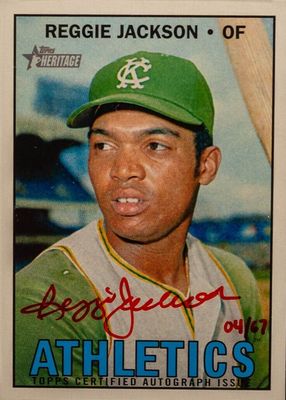 2016 Topps Heritage High Number #ROA-RJ Real One Autographs - Red Ink /67